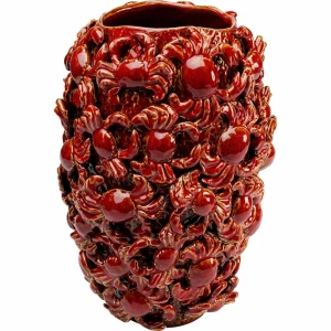 Dekoracja KARE wazon dekoracyjny CRABS 39 cm czerwony – Kare Design