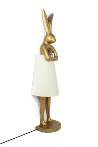 Lampa podłogowa KARE lampa podłogowa RABBIT 150 cm biała / złota – Kare Design