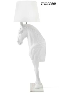 Lampa podłogowa KOŃ HORSE STAND M biała włókno szklane – Moosee