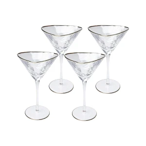 Akcesorium KARE komplet 4 kieliszków do martini HOMMAGE 240ml – Kare Design