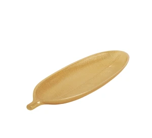 Dekoracja Taca dekoracyjna SHP LEAF złota – SHP