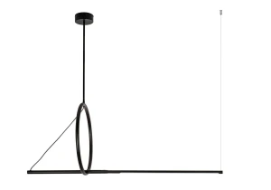 Lampa wisząca STICK czarna – Moosee