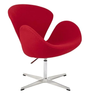 Fotel SWAN PREMIUM regulowany czerwony – King Home