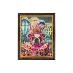 Obraz NEON BULLDOG BALOON 80x100 cm – King Home