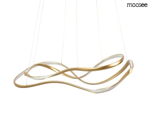 Lampa wisząca WAVES 2 złota – Moosee