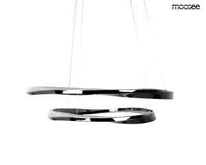 Lampa wisząca ANILLO 2 czarny chrom – Moosee