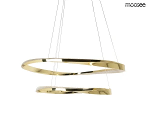 Lampa wisząca ANILLO 2 złota – Moosee