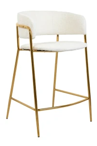 Krzesło barowe DELTA 65 białe – King Home