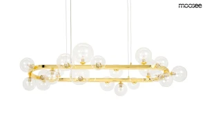 Lampa wisząca ALURE OVAL 120 złota – Moosee