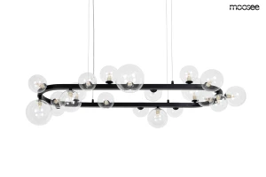Lampa wisząca ALURE OVAL 120 czarna – Moosee