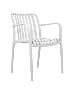 Krzesło MODESTO krzesło STRIPS ARM białe – Modesto Design