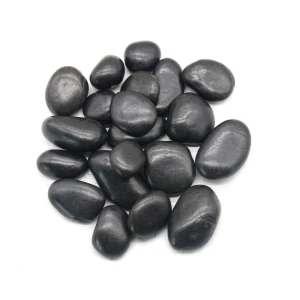 Kamień OTOCZAK 3-5 cm 10 kg polerowany czarny – King Home