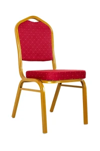 Krzesło bankietowe / konferencyjne HEROS czerwone / złote – King Home