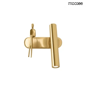 Lampa ścienna BOY TUBE R złota – Moosee