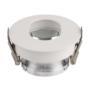 Oprawa Oczko V-TAC GU10 Wpuszczana Biały/Chrom Okrągła VT-874  3 Lata Gwarancji