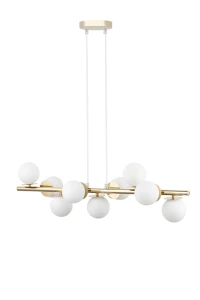 Lampa wisząca AVOLA 9 Złoty/biały - Sigma 40797