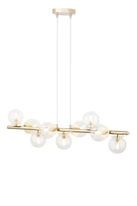 Lampa wisząca AVOLA 9 Złoty/transparentny - Sigma 40801
