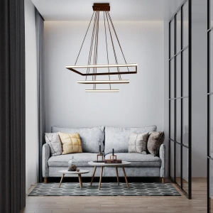 Lampa Sufitowa 3D Karta Katalogowa/datasheet Brąz 116W - DomenoLED
