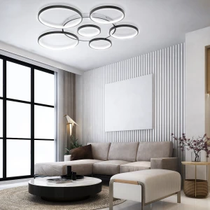 Lampa Sufitowa Dekoracyjna Czarny 194W - DomenoLED