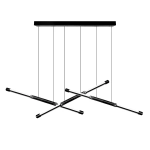 Lampa Wisząca DL-G09 Czarny 38W - DomenoLED