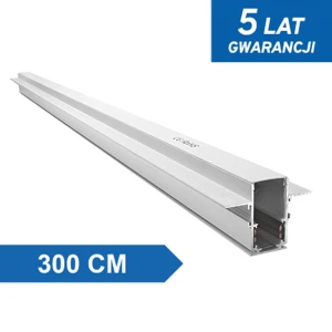 Szyna Magnetyczna Szyna Obudowy: Biały 300CM - DomenoLED