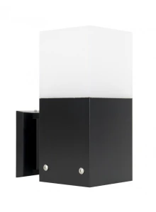 Kinkiet zewnętrzny Cube Max 20W IP44 czarny CB-MAX K BL Su-Ma