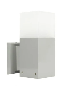Kinkiet zewnętrzny Cube 20W IP44 srebrny CB-K AL Su-Ma