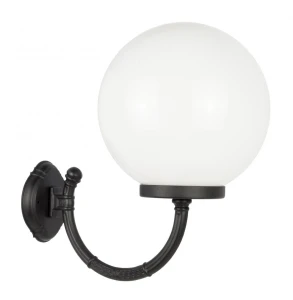 Kinkiet zewnętrzny Kule Classic 100W IP43 czarny K 3012/1/K 300 P Su-Ma