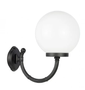 Kinkiet zewnętrzny Kule Classic 60W IP43 czarny K 3012/1/K 250 P Su-Ma