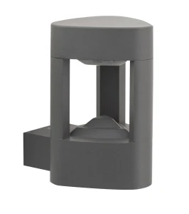 Kinkiet zewnętrzny Fan 11W IP54 ciemny popiel GL 11206 Su-Ma
