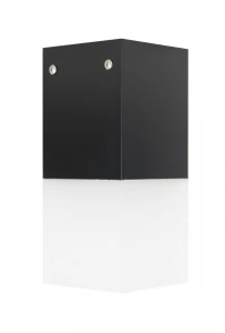 Lampa sufitowa zewnętrzna Cube Max 20W IP44 czarna CB-MAX S BL Su-Ma