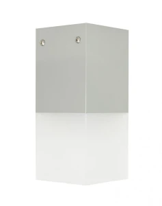 Lampa sufitowa zewnętrzna Cube Max 20W IP44 srebrna CB-MAX S AL Su-Ma