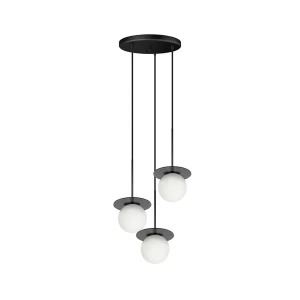 Lampa wisząca BORRA B 3P czarny G9 - UMMO Lighting