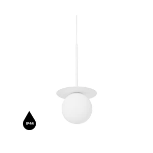 Lampa wisząca BORRA B biały IP44 - UMMO Lighting