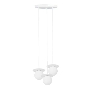 Lampa wisząca BORRA B 3P biały G9 - UMMO Lighting