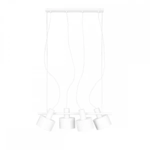 Lampa wisząca ENKEL 4 biały E27 - UMMO Lighting