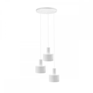Lampa wisząca ENKEL 3P biały E27 - UMMO Lighting