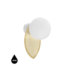 Kinkiet FYLLO B mosiądz IP44 - UMMO Lighting
