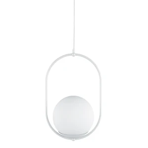 Lampa wisząca KOBAN B biały E27 - UMMO Lighting