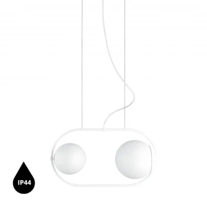 Lampa wisząca KOBAN A biały IP44 - UMMO Lighting