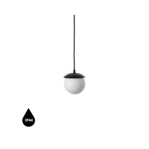 Lampa wisząca KUUL F czarny IP44 - UMMO Lighting
