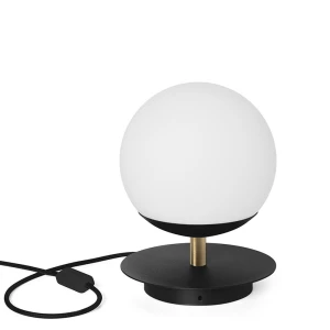 Lampa stołowa PLAAT ST czarny, mosiądz E27 - UMMO Lighting