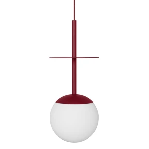 Lampa wisząca PLAAT A burgundowy E27 - UMMO Lighting