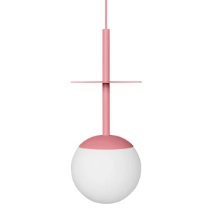 Lampa wisząca PLAAT A różowy E27 - UMMO Lighting