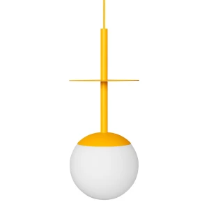 Lampa wisząca PLAAT A melonowy żółty E27 - UMMO Lighting