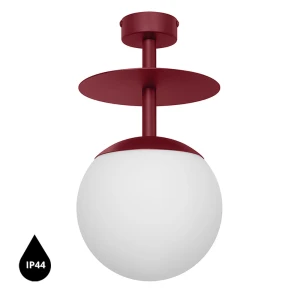 Plafon PLAAT B burgundowy IP44 - UMMO Lighting
