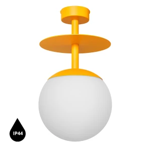 Plafon PLAAT B melonowy żółty IP44 - UMMO Lighting