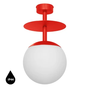 Plafon PLAAT B czerwonopomarańczowy IP44 - UMMO Lighting