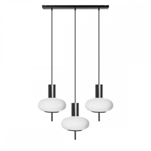 Lampa wisząca TORNI A 3L czarny E27 - UMMO Lighting