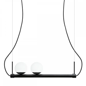 Lampa wisząca LIGNE czarny E27, taśma - UMMO Lighting